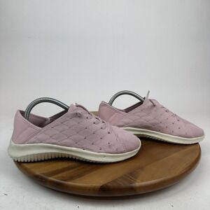 New Womens Sporto Aster Pink Quilted Perforated Slip On Casual Sneakers Size 7.5